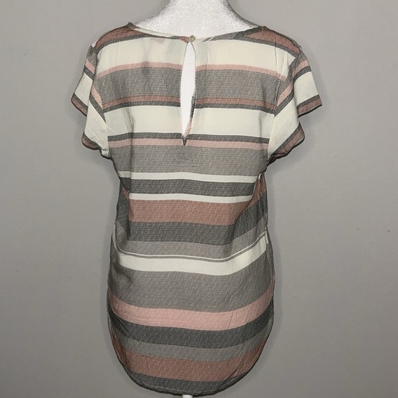 NWT Rose & Thyme Striped Top Size Large - Picture 3 of 5